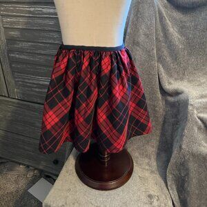 Girls' Christmas Plaid Skirt, Size 5T
